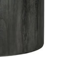 thumbnail image 5 of SAFAVIEH Devin Rustic Round Wood Coffee Table, Black With White Wash Distressing, 5 of 8