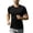 04-Black, variant on Ecqkame Mens Athletic T-Shirts Quick Dry Printed Short Sleeve Crew Neck Shirt Workout Outdoor Sports Joggers Breathable Tee Tops White L