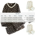 thumbnail image 3 of FAWUUDO Women's Cotton Long Sleeve Pajama Set Button Down Pjs Set, 3 of 4