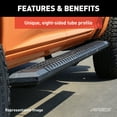 thumbnail image 3 of AdvantEDGE 5-1/2" x 75" Black Aluminum Side Bars (No Brackets) Fits select: 2015-2018 CHEVROLET SILVERADO K1500 LT, 2014 CHEVROLET SILVERADO K1500, 3 of 6