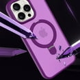 thumbnail image 6 of for iPhone 16 Plus Case with Stand, Slim Magnetic Phone Case with Camear Lens Protector Kickstand Support Wireless Charging Shockproof Protective Bumper for Apple iPhone 16 Plus, Darkpurple, 6 of 9