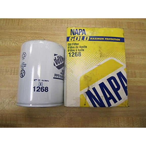 NAPA FILTERS 1268 Oil Filter Spin ON 5.2 X 3.69 X 11/8-16INCH Thread