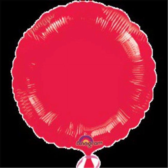 Metallic Red Anagram Mylar Balloon For Unforgettable Birthday Party - Superior Float Time