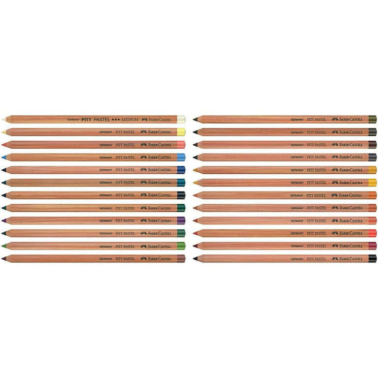 Faber-Castell PITT Pastel Pencil Tin Set 24-Colors - Meininger Art
