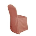 thumbnail image 6 of Efavormart 5PCS | Round Top Terracotta Polyester Banquet Chair Covers Linen Dinning Chair slipcover For Wedding Party Event Catering, 6 of 10