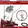 thumbnail image 1 of American Shifter  FMX Shifter Kit Chrome 23 in. Swan E Brake Cable Clevis Trim Kit Dipstick for DE068, 1 of 1