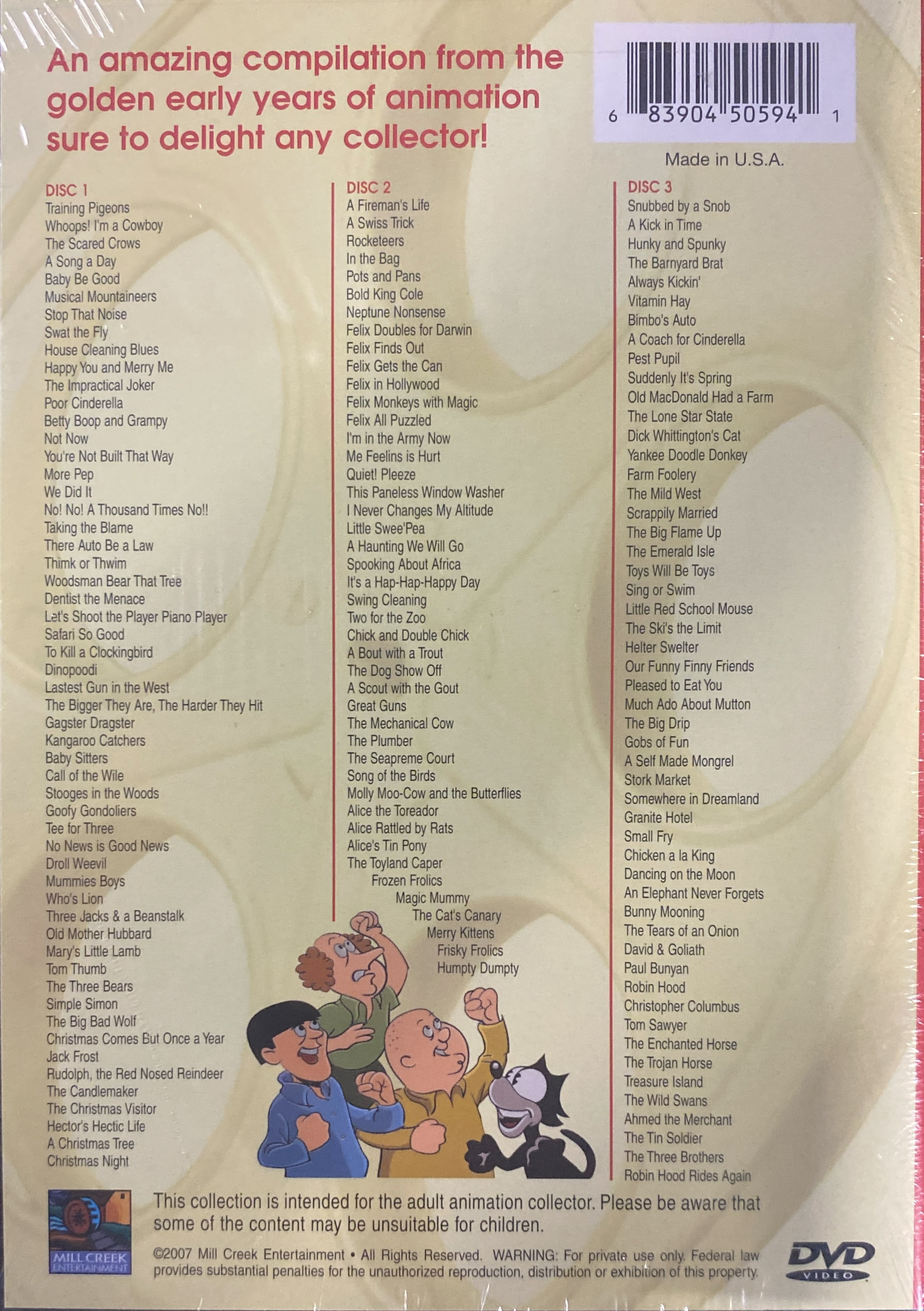 Ultimate 150 Cartoon Festival DVD - Walmart.com