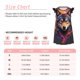 thumbnail image 3 of Balery Colorful Wolf Head Camisón de princesa para niñas, pijama de algodón con mangas abullonadas, suave y bonito.-XX-Large, 3 of 6