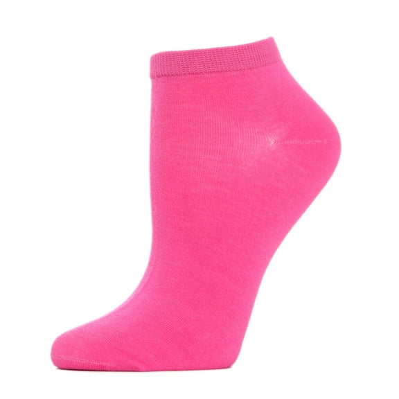 MeMoi Women' Bamboo Blend Solid Knit Low-Cut Socks - Womens - Female, One Size, Aquarius