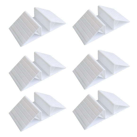 Bearachild 6 accesorios triangulares reforzados para mascotas, adecuados para puertas para mascotas y pies triangulares de seguridad sin clavos Decoración del hogar