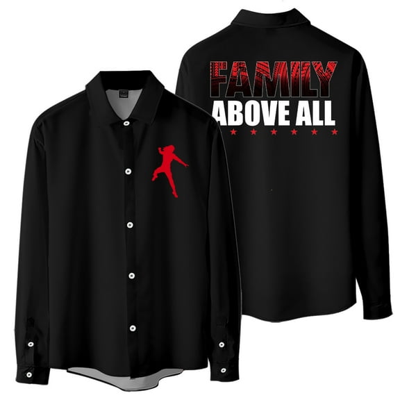 Roman Reigns Family Above All Women Blouse Men's Shirts Long Sleeve T-shirt Trendy Outfits