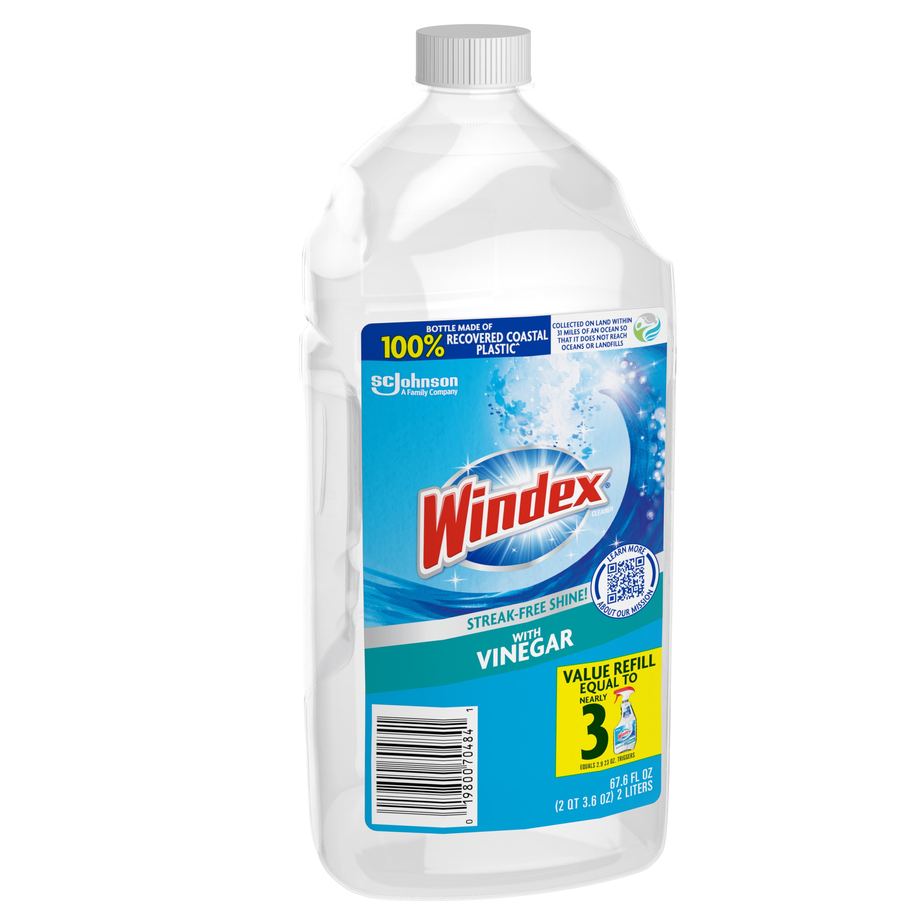Windex® Vinegar Glass Cleaner - 32 oz Spray Bottle
