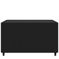 thumbnail image 2 of vidaXL Square Garden Coffee Table Black 50x50x30 cm Poly Rattan, 2 of 4