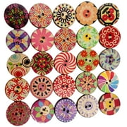 100 Pieces Assorted Holes Buttons for Sewing and Crafts