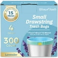 thumbnail image 1 of Bolsas de basura Wowflash de 4 galones, 15 micras, 300 unidades, 1 of 8