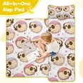 thumbnail image 4 of Cartoon Pug Dog Toddler Nap Mats for Kids Preschool,Sleeping Mat Bag or Kids,Toddler Sleeping Bag,Toddler Nap Mat or Daycare, 4 of 6