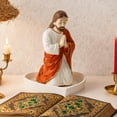 thumbnail image 2 of QHUDLV Virgin Mary Rosary Holder,Elegant Our Lady Prayer Rosary Box Religious Gift Catholic Gift, Mary and Heart Statue Tray for Prayer Beads,Bedroom Living Room Office Desktop Decoration, 2 of 9