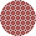 thumbnail image 1 of Ahgly Company Machine Washable Indoor Square Transitional Cranberry Red Area Rugs, 3' Square, 1 of 7