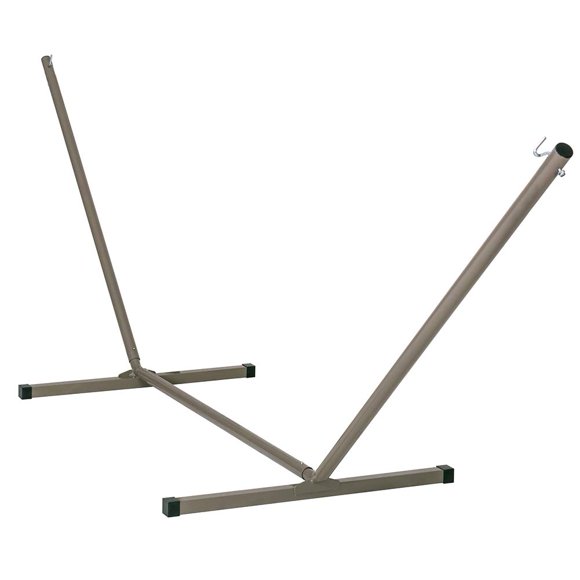 Lazy Daze Hammocks Metal Hammock Stand for 9-11 FT Hammocks, Heavy Duty Steel Outdoor Hammock Base for Porch Patio Garden Backyard, 450 Pounds Capacity, Tan