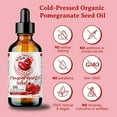 thumbnail image 3 of Organic Cold-Pressed Pomegranate Seed Oil 100% Raw Pure Anti-Aging Skin Hair, 3 of 8