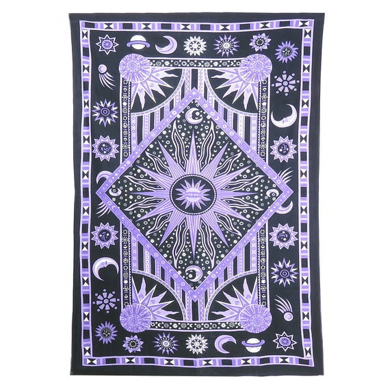 Gypsie Blu Mandala Twin Hippie Wall Tapestry Boho Wall Hanging Beach Bedspread Living Room Decor Bedsheet Tapestries