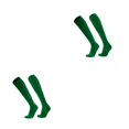 thumbnail image 3 of kurtrusly Football Socks With Style - Comfortable And Breathable For Field And Exercise Does Not Stuffy The Feet Solid Color Socks green Children's code 2Set, 3 of 6