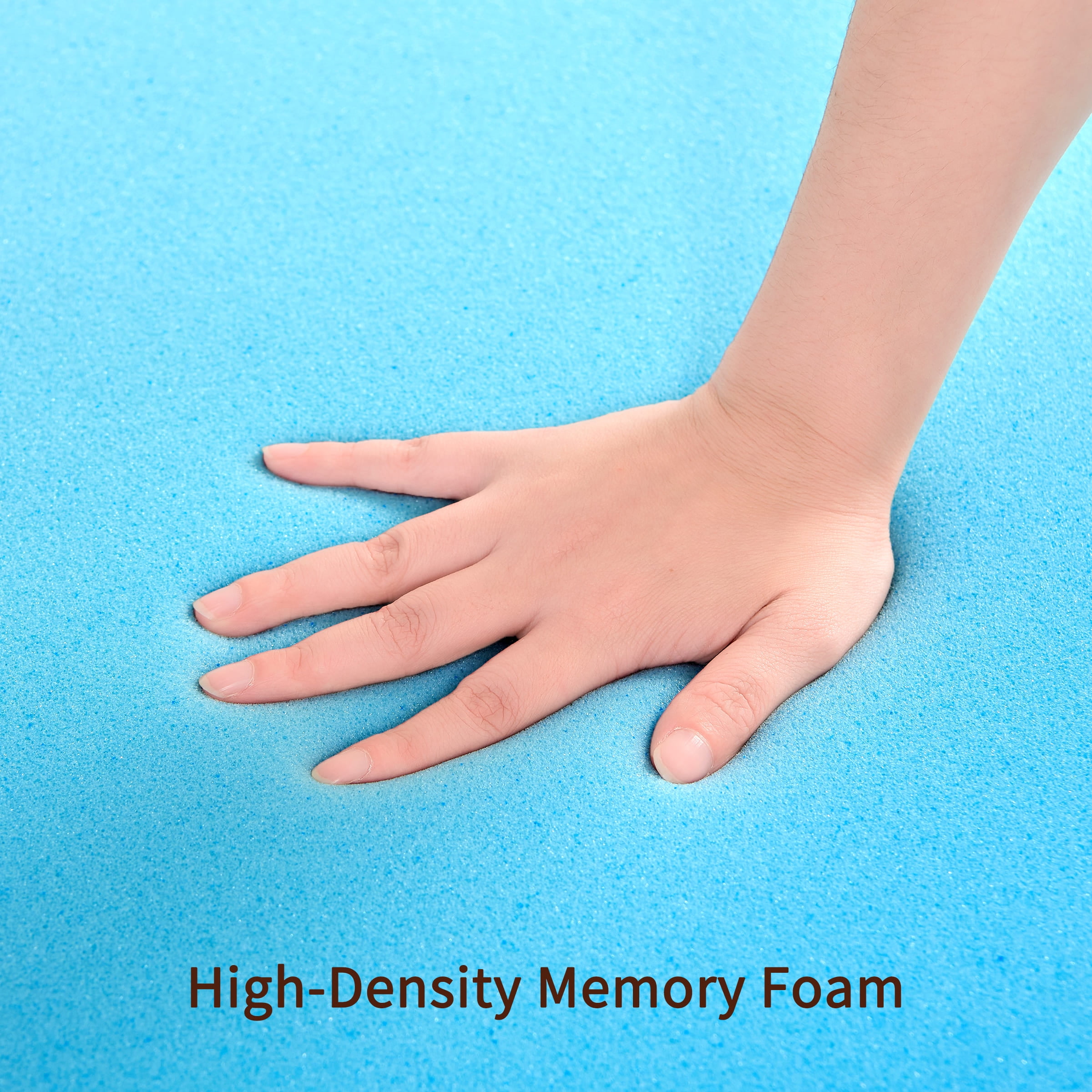 DyFun 3" Twin Medium Soft Gel Memory Foam Mattress Topper Pressure Relief Bed Mattress Pad