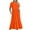 Orange2, variant on Women's Dress Women Plus Size Loose Short Sleeve Holiday Pockets Polka Dot Print Maxi Dresses