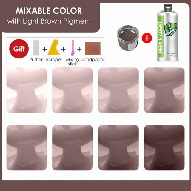 QIPOPIQ Tile Repair Agent Ceramic Floor Tile Washbasin Repair