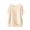 Beige, variant on Cotton Linen Shirts for Women Summer 2026 Trendy Crewneck Short Sleeve Tops Casual Loose Fit Blouses by Yigetop Beige L