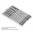 thumbnail image 4 of Robinet de Machine à Flûte Droite 10pcs Filetage Métrique HSS Outil de Taraudage de Flûte Droite M3 M8 M10 M12M8x1.25, 4 of 8