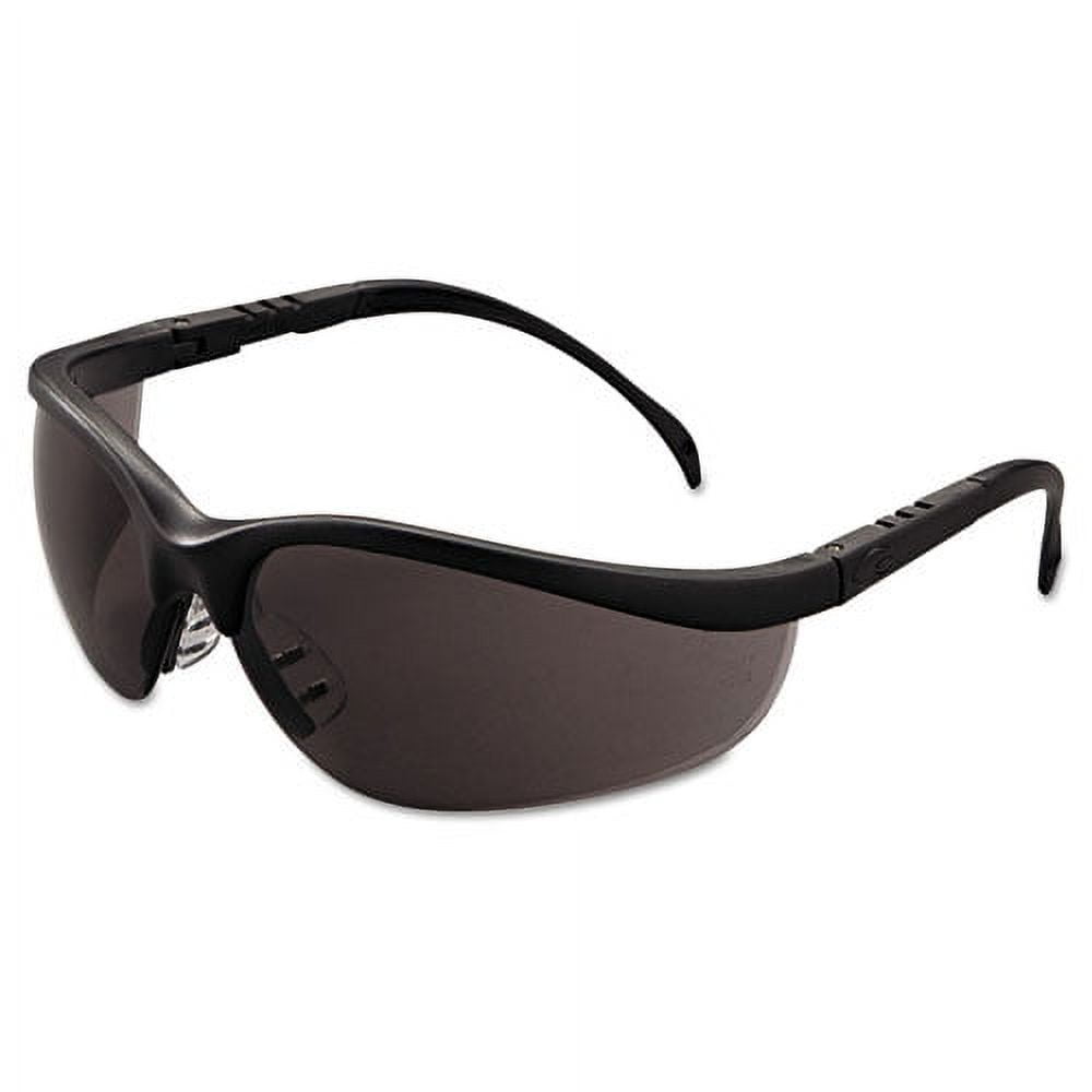 Klondike Safety Glasses, Matte Black Frame, Gray Lens, 12/box | Bundle of 2 Boxes