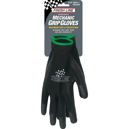 Finish Line Mechanic's Grip Gloves, SM/MD