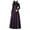 Purple, variant on Dresses Solid Color Women Dress Kaftan Arab Jilbab Abaya Lace Stitching Maxi Dress Cozy Sundress Wedding Guest Dress