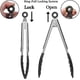 thumbnail image 5 of Pinzas de silicona para alimentos, pinzas con punta de goma, núcleo de acero inoxidable, pinzas de cocina para barbacoa con puntas de silicona, paquete de 3-7,9,12 pulgadas Xemadio ZJWJ439, 5 of 5