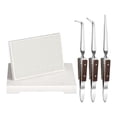 thumbnail image 1 of Welding Blocks with Lock Tweezers Honeycomb Ceramic Welding Plate with Tweezers Welding Pads Kit for Jewelry Making, 1 of 5