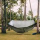 thumbnail image 4 of Cama colgante para acampar al aire libre con mosquitera, nailon verde militar, 250x120 cm, ligero 600 g, fácil de instalar, para acampar, cenar, reuniones, 4 of 7