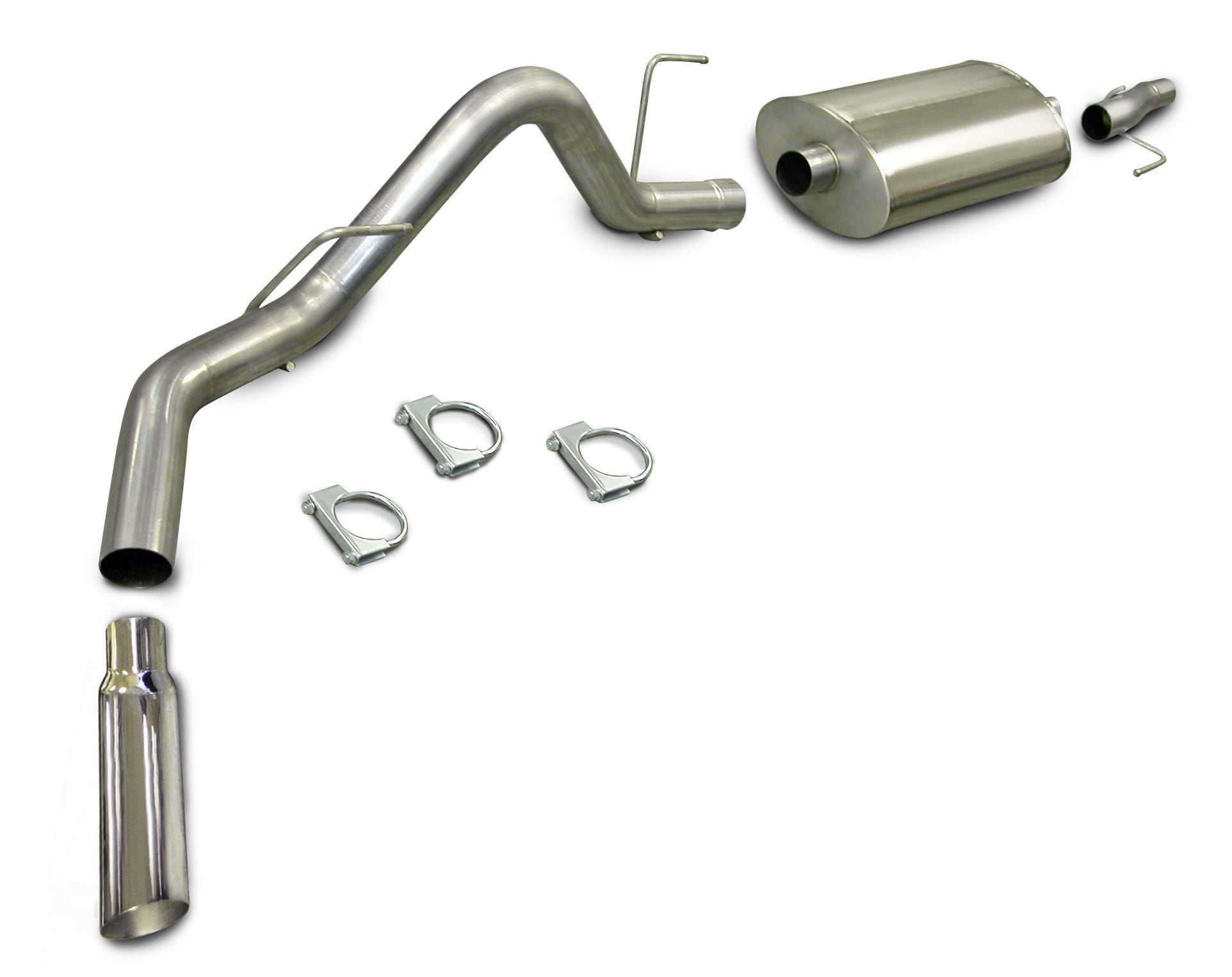 Corsa Exhaust 24310 Exhaust System Kit DB Series Cat Back System Stainless Steel; With Muffler