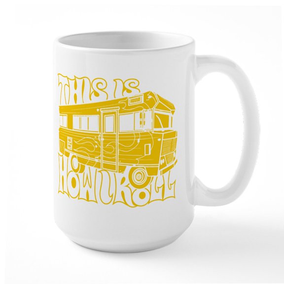 CafePress - This Is How I Roll - 15 oz Ceramic Large White Novelty Mug
