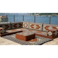 thumbnail image 3 of Moroccan Sofas, Brown Turkish Sofa, L Shaped Modular Sofa, Arabic Floor Cushions, Sofa Bed, Floor Pillows for Adults, Diwan Sofa, 3 of 5