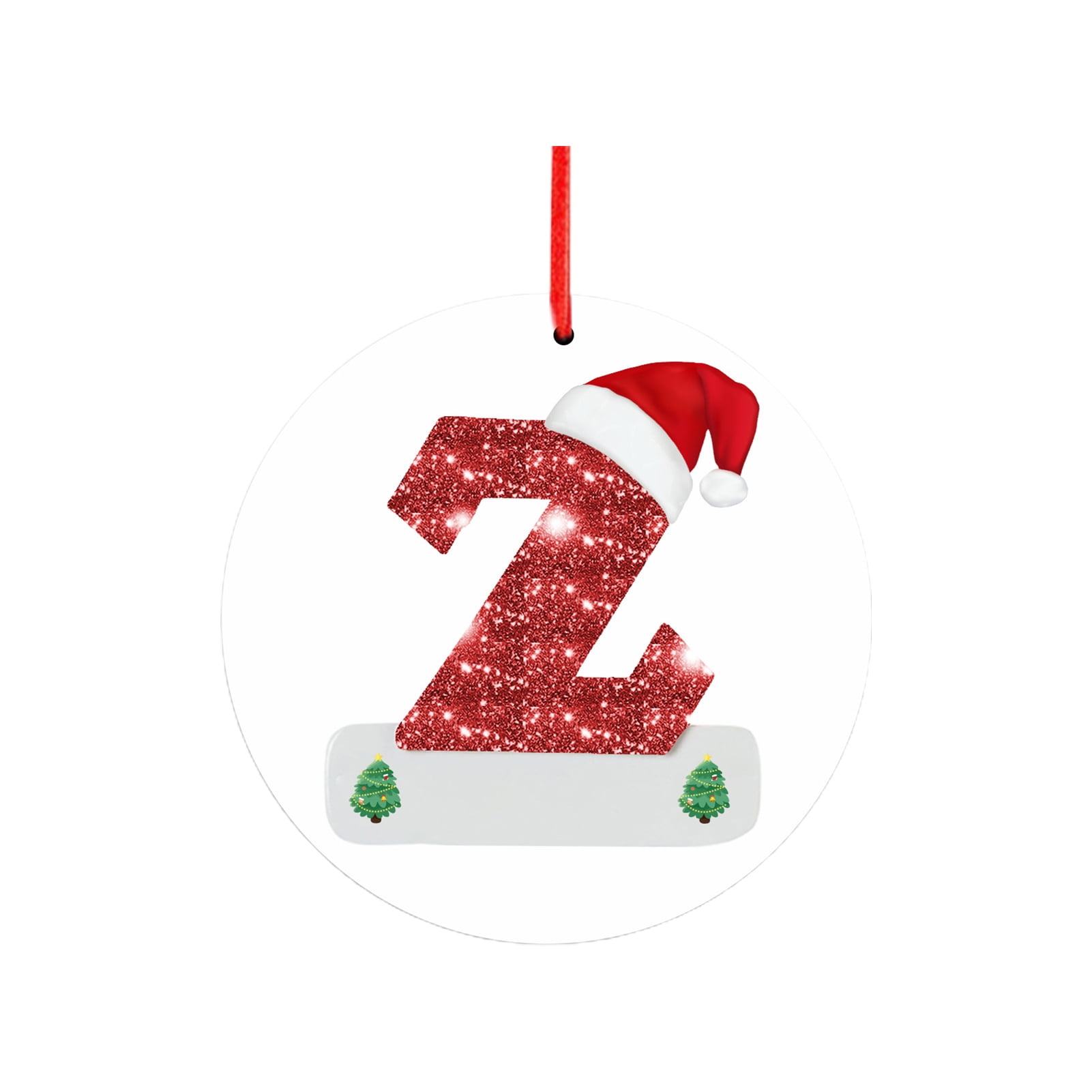 Grandest Birch Christmas Letter Ornaments Exquisite Long Lifespan