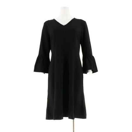 Runway Clothes - IMAN Runway Chic Luxury Perfect Ponte Dress 569-322