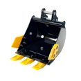 thumbnail image 4 of yuksok Excavator Bucket 30cm Attachment for Landscaping Work Digging Soil Trenching, 4 of 9