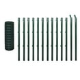 thumbnail image 4 of vidaXL Fence Garden Barrier Fence Metal Fence Wire Mesh Fencing Steel Green, 4 of 11