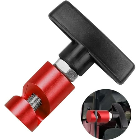 

Lift Support Clamp Hood Strut Fixing Clamps with Brass Core Shock Prop Strut Stopper Retainer for Car Hood Spark Plug Gap Gauge Tool Universal Automotive Accessories (Red)