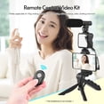 thumbnail image 6 of Andoer Vlogging Kit for Phones - Includes Table Tripod, Phone Holder with Cold Shoe, Microphone, LED Video Light, and Remote Shutter, 6 of 7
