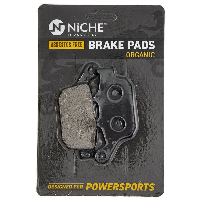 Niche Rear Brake Pad Set for Honda CBR250R Organic Motorcycle 519-KPA2567D