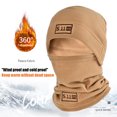 thumbnail image 4 of Pasamontañas con capucha cálida gorra deportiva a prueba de viento transpirable para motocicleta para Snowboard, 4 of 6