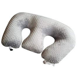 Boppy Nursing Pillow Original Support Gray Taupe Leaves Ergonomic Nursing Essentials for Bottle and Breastfeeding Firm Fiber Fill with Removable Nursing Pillow Cover Machine Washable Walmart