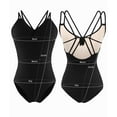 thumbnail image 3 of Camisole Dance Leotards for Women Cotton Spaghetti Straps Ballet Costumes, 3 of 6